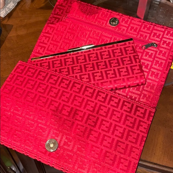 Fendi Scarlet Wallet and Clutch Duo - Picture 4 of 10